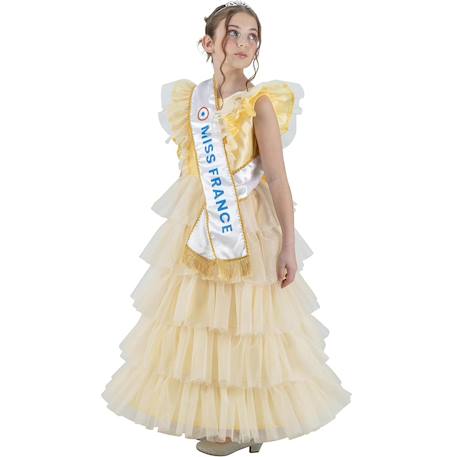 Déguisement robe miss france dorée Jaune 3 - vertbaudet enfant 