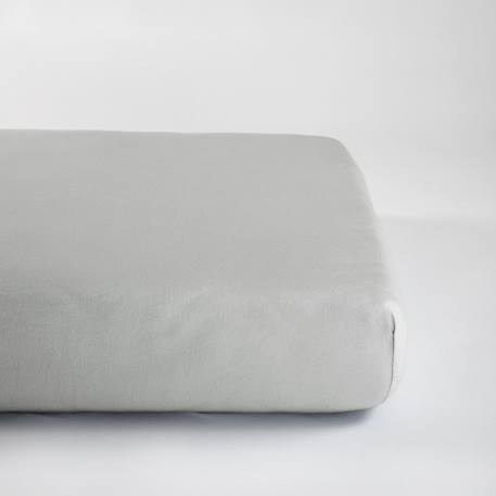 Drap housse coton bio jersey pour lit bébé Blanc+Ecru+Eucalyptus+Naturel+Terracotta 14 - vertbaudet enfant 