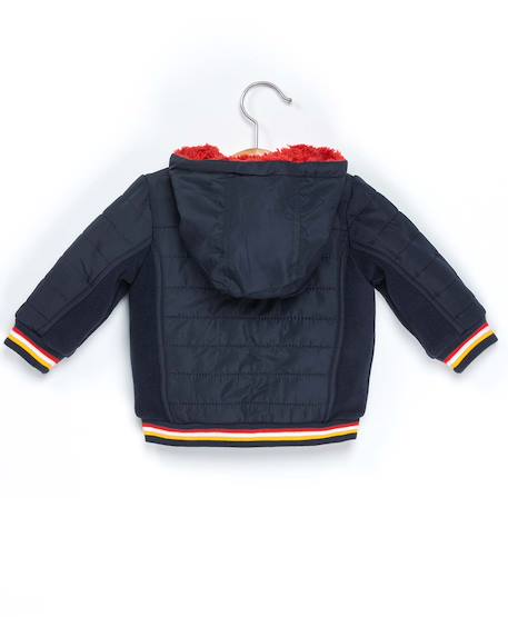 Manteau à capuche bébé garçon Indigo 2 - vertbaudet enfant 