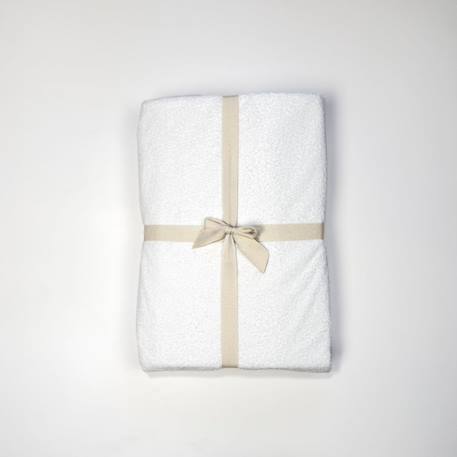 Alèse enfant imperméable bouclette coton bio Blanc 4 - vertbaudet enfant 