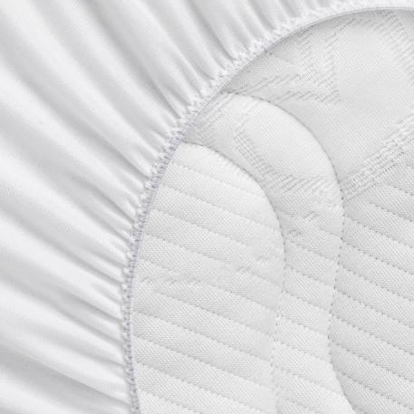Alèse enfant imperméable bouclette coton bio Blanc 3 - vertbaudet enfant 