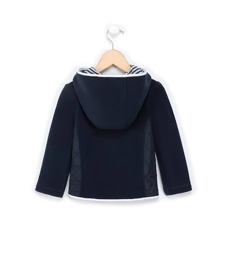 Veste polaire à capuche fille Indigo 2 - vertbaudet enfant 