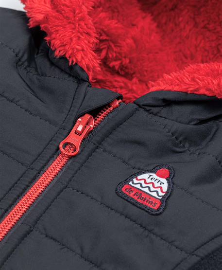 Manteau à capuche bébé garçon Indigo 3 - vertbaudet enfant 