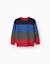Pull en maille à rayures Rouge 2 - vertbaudet enfant 