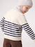 Pull fille écru+marine 6 - vertbaudet enfant 
