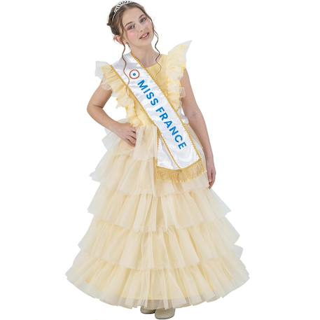 Déguisement robe miss france dorée Jaune 1 - vertbaudet enfant 
