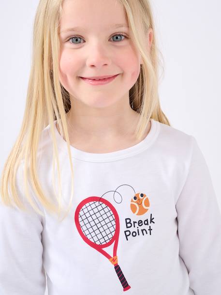 T-shirts thermolactyl sérigraphiés Blanc+Blanc pure+Blanc rose+Gris+Gris clair+Gris pâle 1 - vertbaudet enfant 