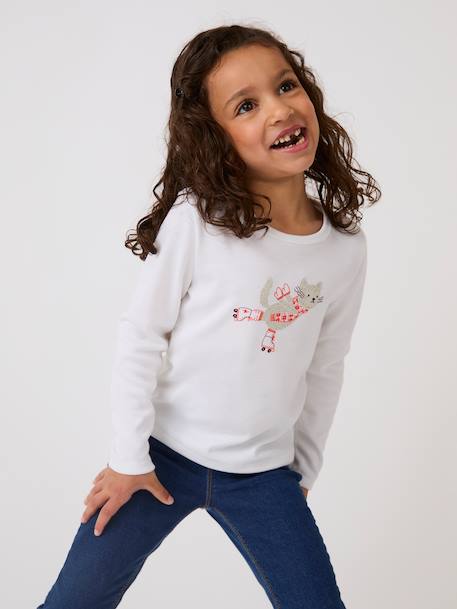 T-shirts thermolactyl sérigraphiés Blanc+Blanc pure+Blanc rose+Gris+Gris clair+Gris pâle 5 - vertbaudet enfant 
