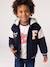 Blouson teddy garçon à capuche amovible marine 2 - vertbaudet enfant 