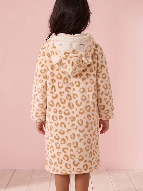 Poncho plaid polaire fille écru 5 - vertbaudet enfant 
