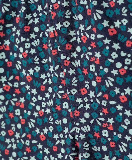 Legging long fille Imprime fleuri vert 3 - vertbaudet enfant 