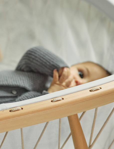 Berceau KUMI avec Matelas Organique Bois de rose+Desert+Hazelnut 8 - vertbaudet enfant 