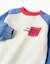 Sweat en coton peigné avec imprimé art manifesto Blanc 3 - vertbaudet enfant 