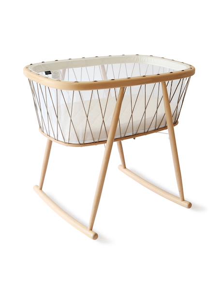 Berceau KUMI avec Matelas Organique Bois de rose+Desert+Hazelnut 14 - vertbaudet enfant 