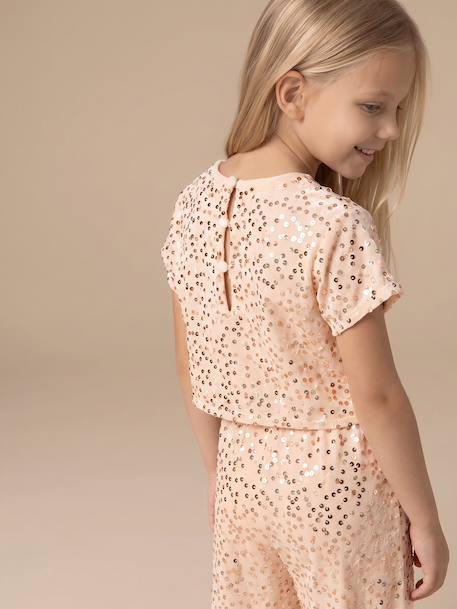 Combinaison sequin fille de fête doré 10 - vertbaudet enfant 