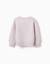 Pull en maille avec nœuds et pois jacquard Rose clair 2 - vertbaudet enfant 