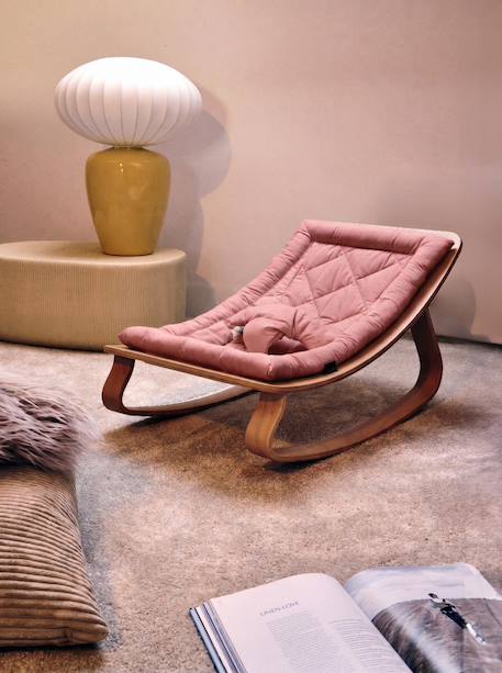Transat LEVO Noyer Bleu/gris+Bleu/vert+Bois de rose+Camel+Crème+Rose 13 - vertbaudet enfant 