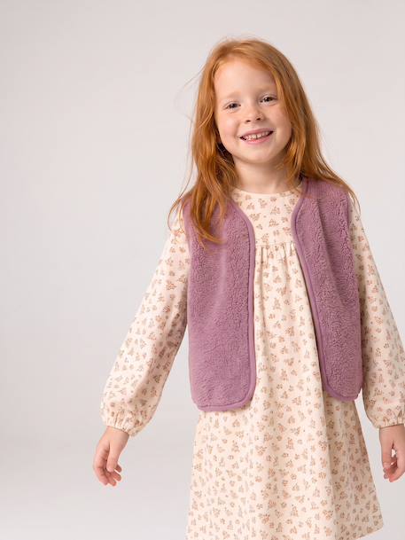 Ensemble robe 3 pièces enfant fille écru+mauve 11 - vertbaudet enfant 