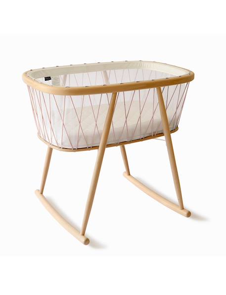 Berceau KUMI avec Matelas Organique Bois de rose+Desert+Hazelnut 2 - vertbaudet enfant 