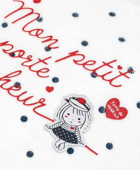 Pyjama bébé fille Imprime pois fd opt blanc 3 - vertbaudet enfant 
