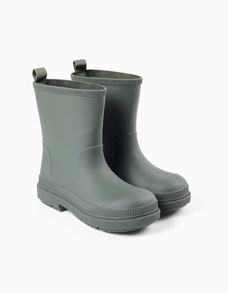 Bottes de pluie en caoutchouc avec semelle antidérapante Vert 2 - vertbaudet enfant 