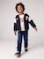 Blouson teddy garçon à capuche amovible marine 3 - vertbaudet enfant 