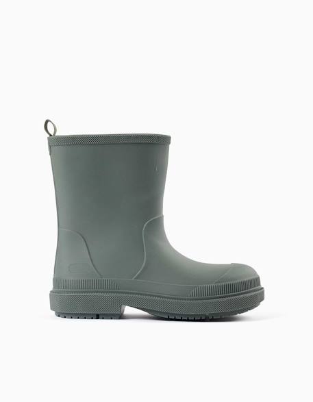 Bottes de pluie en caoutchouc avec semelle antidérapante Vert 1 - vertbaudet enfant 