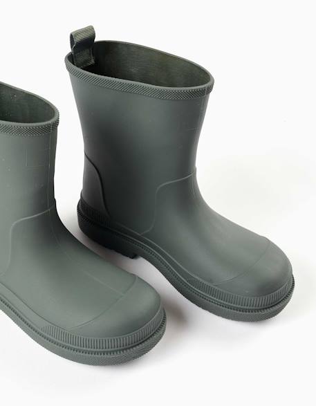 Bottes de pluie en caoutchouc avec semelle antidérapante Vert 4 - vertbaudet enfant 