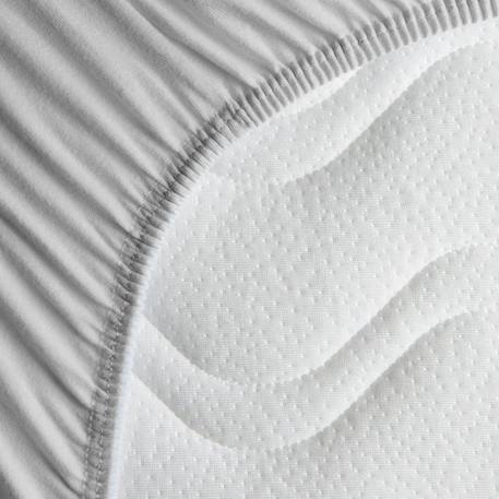 Drap housse coton bio jersey pour lit bébé Blanc+Ecru+Eucalyptus+Naturel+Terracotta 15 - vertbaudet enfant 