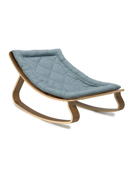 Transat LEVO Noyer Bleu/gris+Bleu/vert+Bois de rose+Camel+Crème+Rose 3 - vertbaudet enfant 