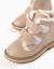 Bottines à finition pailletée et peluche douce synthétique Rose 4 - vertbaudet enfant 