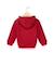 Veste tricot à capuche fille Rose framboise 2 - vertbaudet enfant 