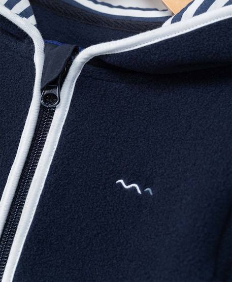 Veste polaire à capuche fille Indigo 3 - vertbaudet enfant 
