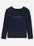 T-shirt iconic thermolactyl sensitive Blanc cassé+Bleu marine+Violet profond 7 - vertbaudet enfant 