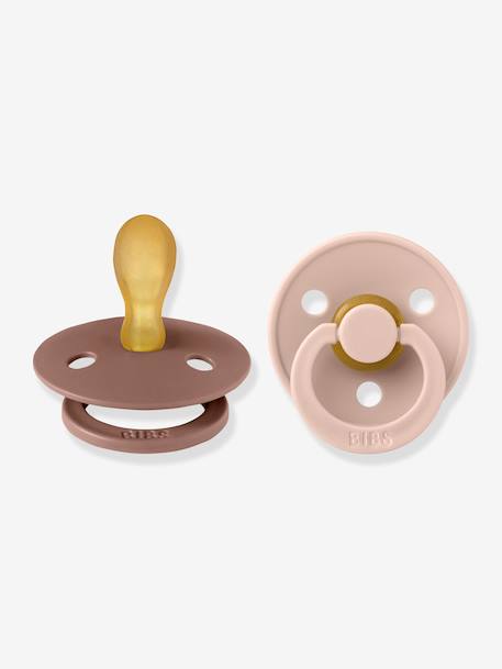 Lot de 2 sucettes-tétines Colour, taille 1 de 0 à 6 mois Ivoire/vert sauge+Terracotta/rose poudre 3 - vertbaudet enfant 