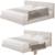 Barrière de lit bébé hanna 150 x 66 cm pliable avec filet aéré et protection anti-chute Beige melange+Black onyx+Grey melange 1 - vertbaudet enfant 