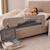 Barrière de lit bébé eva 150 cm pliable avec filet aéré et protection anti-chute Beige melange+Black onyx+Grey melange 8 - vertbaudet enfant 