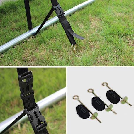 Pack accessoires pour trampoline ?260cm pack accessoires Gris 5 - vertbaudet enfant 