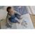 Tapis de jeux pour parc - fluffy Bleu et vert+Rose 3 - vertbaudet enfant 