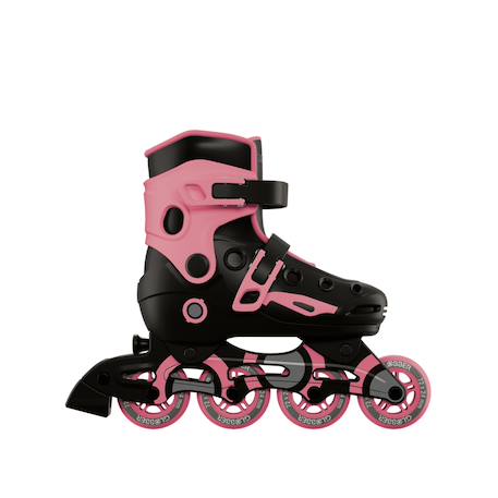 Rollers go skates évolutifs 2en1, taille 34 au 37 Noir-bleu+Noir-rose 10 - vertbaudet enfant 