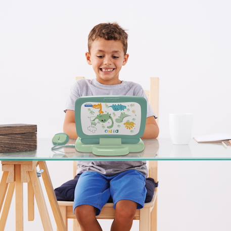 Mon premier ordinateur éducatif bilingue dinosaure (en/fr) VERT 5 - vertbaudet enfant 