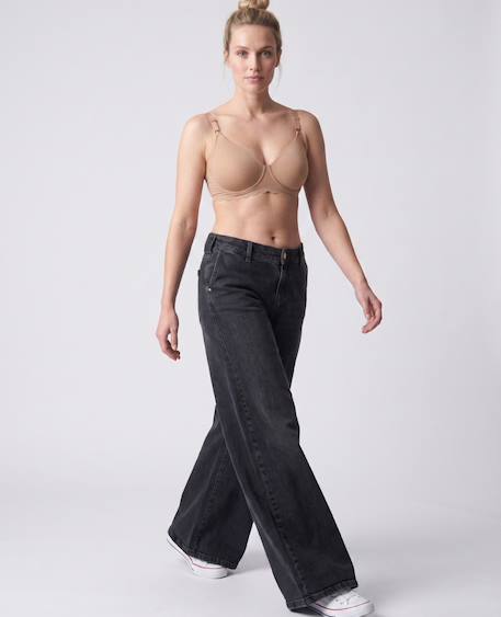 Jean de grossesse super wide leg rodéo Gris 2 - vertbaudet enfant 