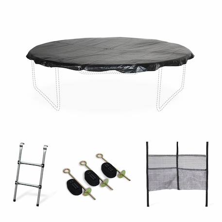 Pack accessoires pour trampoline ?305cm pack accessoires Gris 1 - vertbaudet enfant 