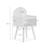 Table de chevet chambre enfant, pieds en pin Blanc+Rose+Vert 17 - vertbaudet enfant 