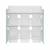 Meuble de rangement pour enfant avec 9 casiers - tobias - mdf décor bois naturel, 64x29.5x60cm Blanc+Naturel+Vert céladon 17 - vertbaudet enfant 