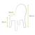 Lot de 2 ma première chaise enfant ovaline  1-4 ans Blanc et bois 2 - vertbaudet enfant 