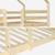 Lit enfant superposé cabane 90 x 190 cm pin naturel sommier à lattes inclus - roya Naturel 5 - vertbaudet enfant 