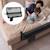 Barrière de lit bébé hanna 150 x 66 cm pliable avec filet aéré et protection anti-chute Beige melange+Black onyx+Grey melange 10 - vertbaudet enfant 