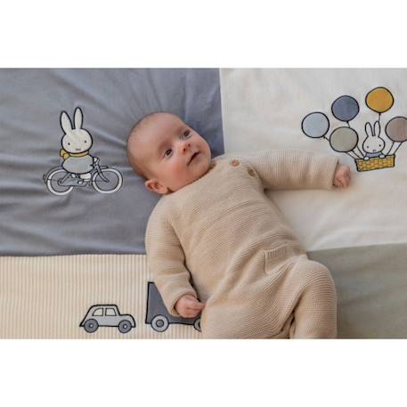 Tapis de jeux pour parc - fluffy Bleu et vert+Rose 2 - vertbaudet enfant 