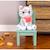 Veilleuse moustache - mon chaton lumineux et musical - 28cm Gris et blanc 4 - vertbaudet enfant 